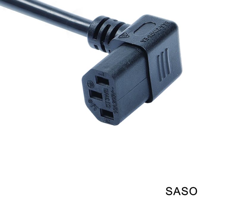 ST3WB IEC Connector 90-Degree Angled Female Socket C13 Sumusunod Sa Mga Pamantayan ng Australia
