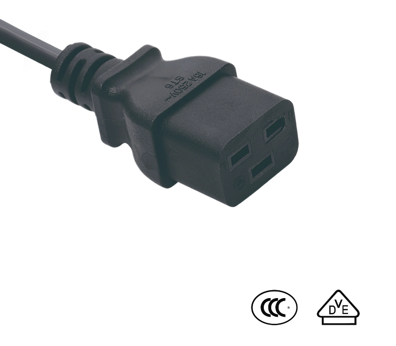ST6 IEC Connector Female Socket C19 Sumusunod Sa Chinese At German Standards