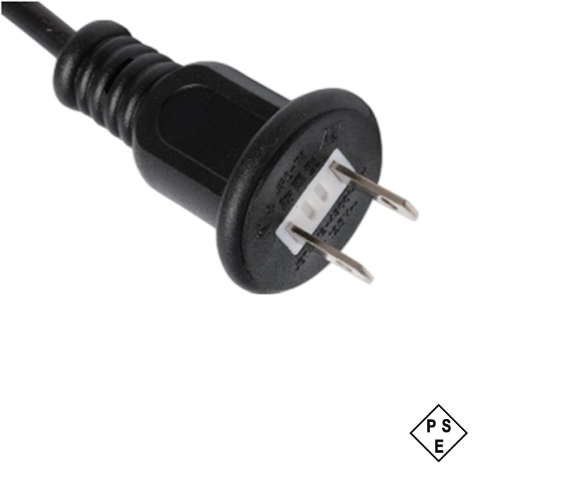 JF2-7B/12B/15B+ JZF2-7/12/15 15A 125V Japan-Style 2-Pin Waterproof Plug at Socket Extension Cord