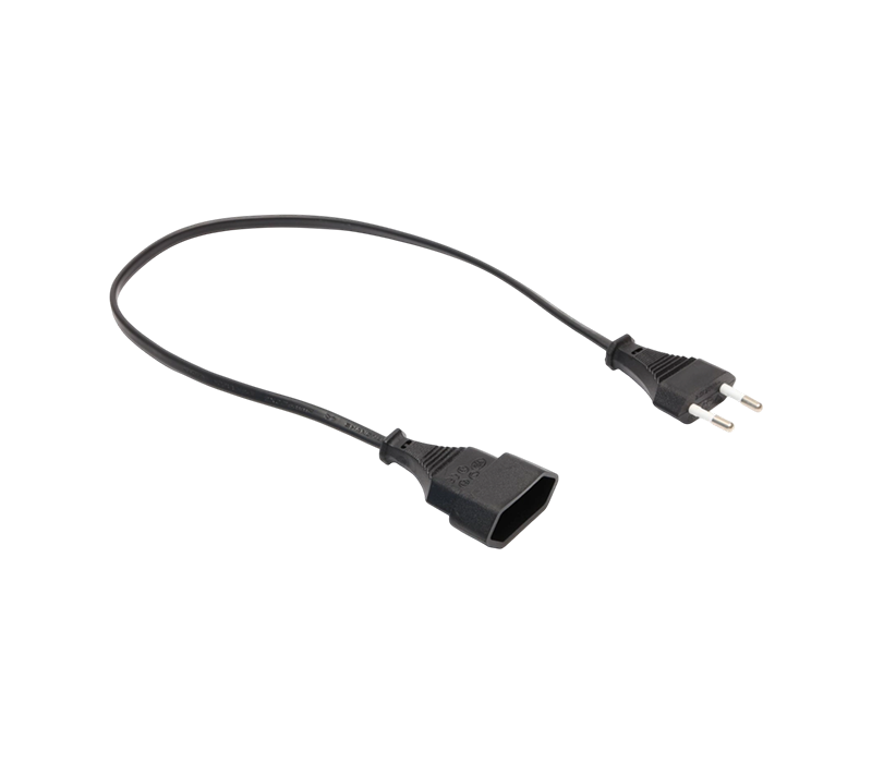 JT007/FY001+FY001-Z 2.5A 250V European Standard Two-Pin Plug na May Euro Socket Extension Cord