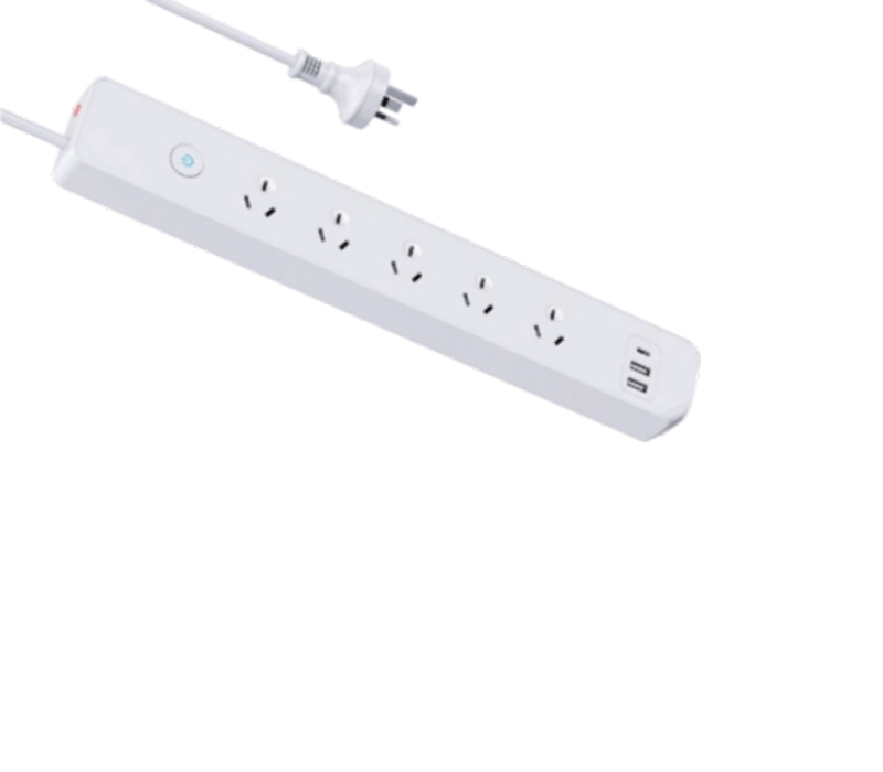 AU06 Australian-Style Power Strip na may 5 Outlet