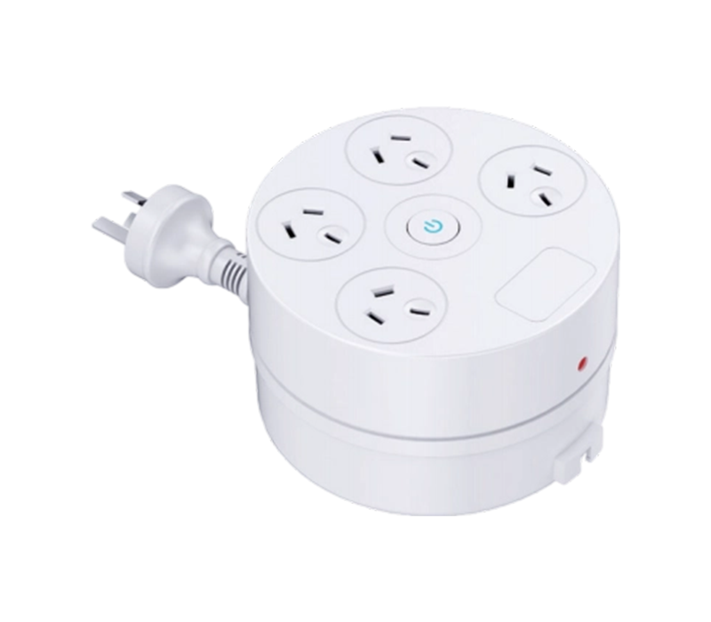 AU07 Cable Reel Power Strip na may Retractable Cord