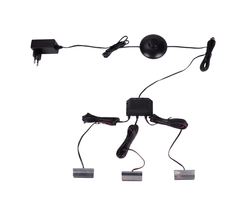 CLS-12 12V DC Cabinet Trim Lights na may Foot Switch